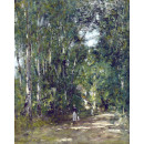 Репродукции на картини: Околностите на Трувил, Алея под дърветата (1885) – Йожен Буден